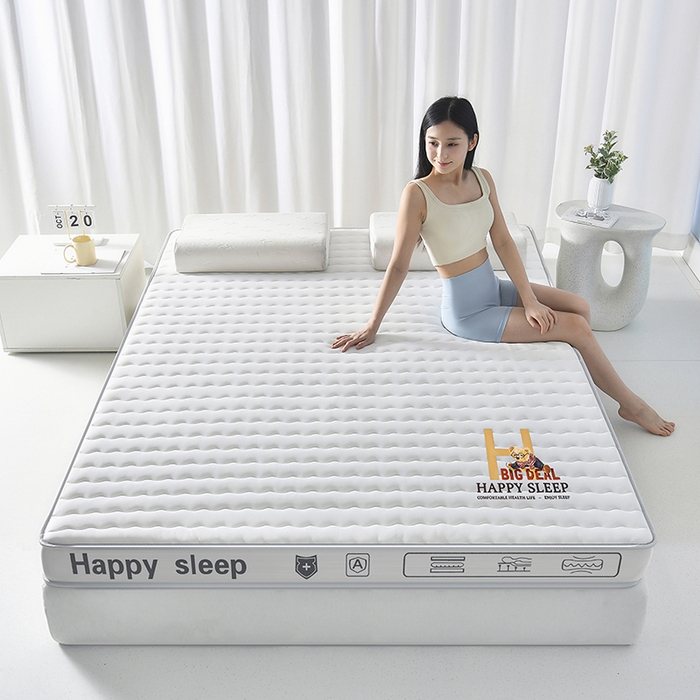 91家纺网 家纺一手货源 找家纺 （总）缔莱（十三铭）被业 2025新款A类牛奶丝乳胶记忆海绵床垫