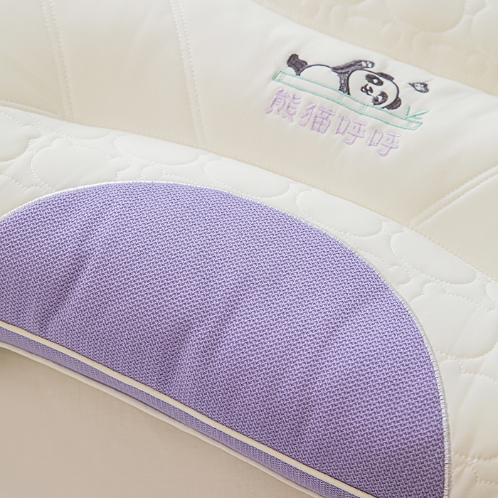 91家纺网 家纺一手货源 找家纺 （总）蝶飞舞 2025新款熊猫呼呼枕头枕芯乳胶层舒适枕枕头枕芯