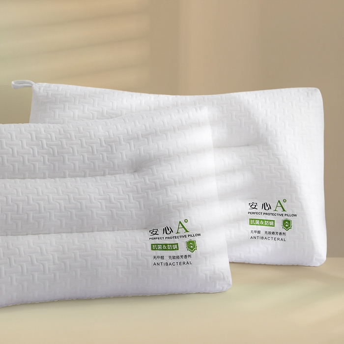 91家纺网 家纺一手货源 找家纺 （总）蝶飞舞 2025年新款透气针织棉安心枕枕头枕芯  针织安心舒睡枕