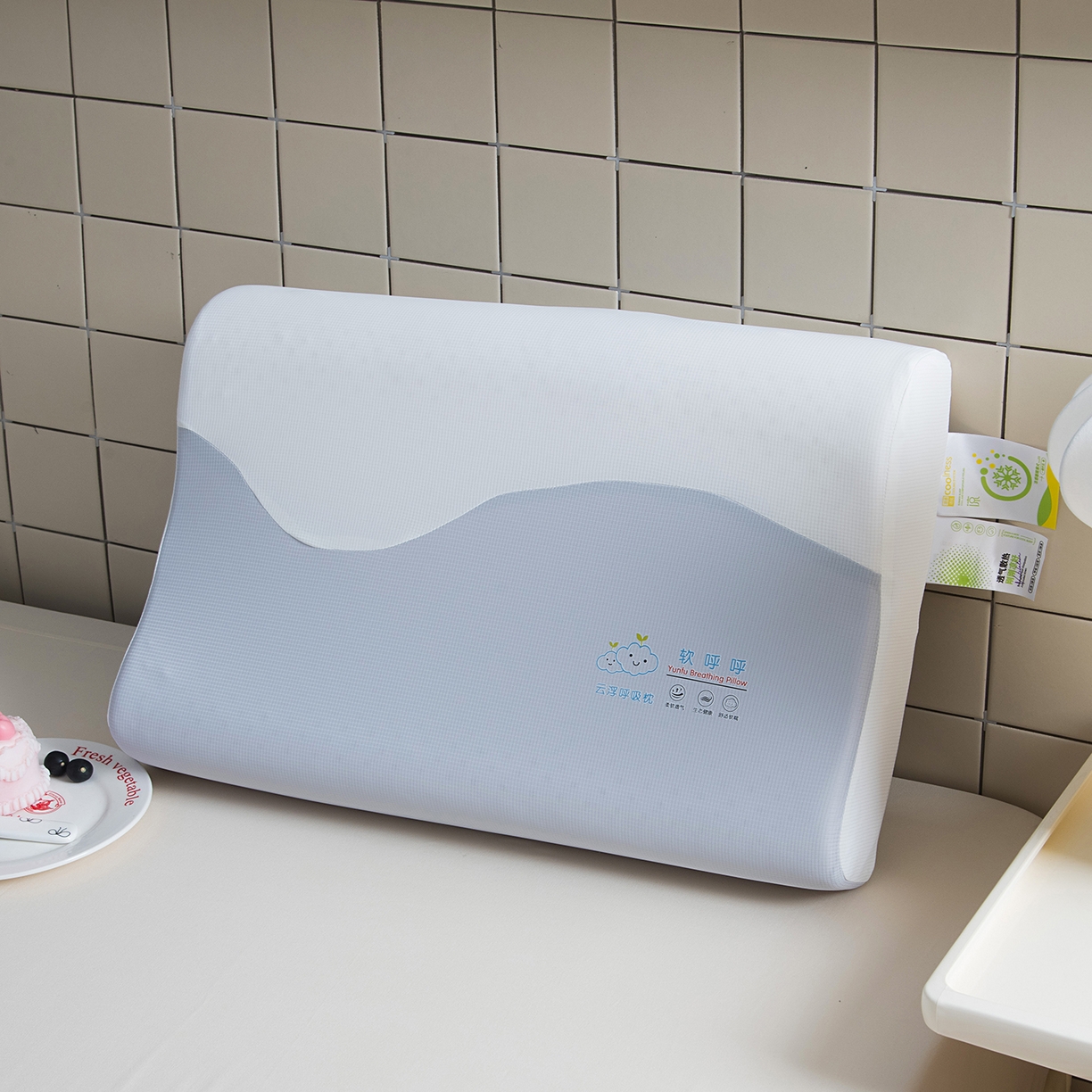 91家纺网 家纺一手货源 找家纺 （总）一粒麦子乳胶馆 2025新款天丝面料枕芯记忆棉枕芯