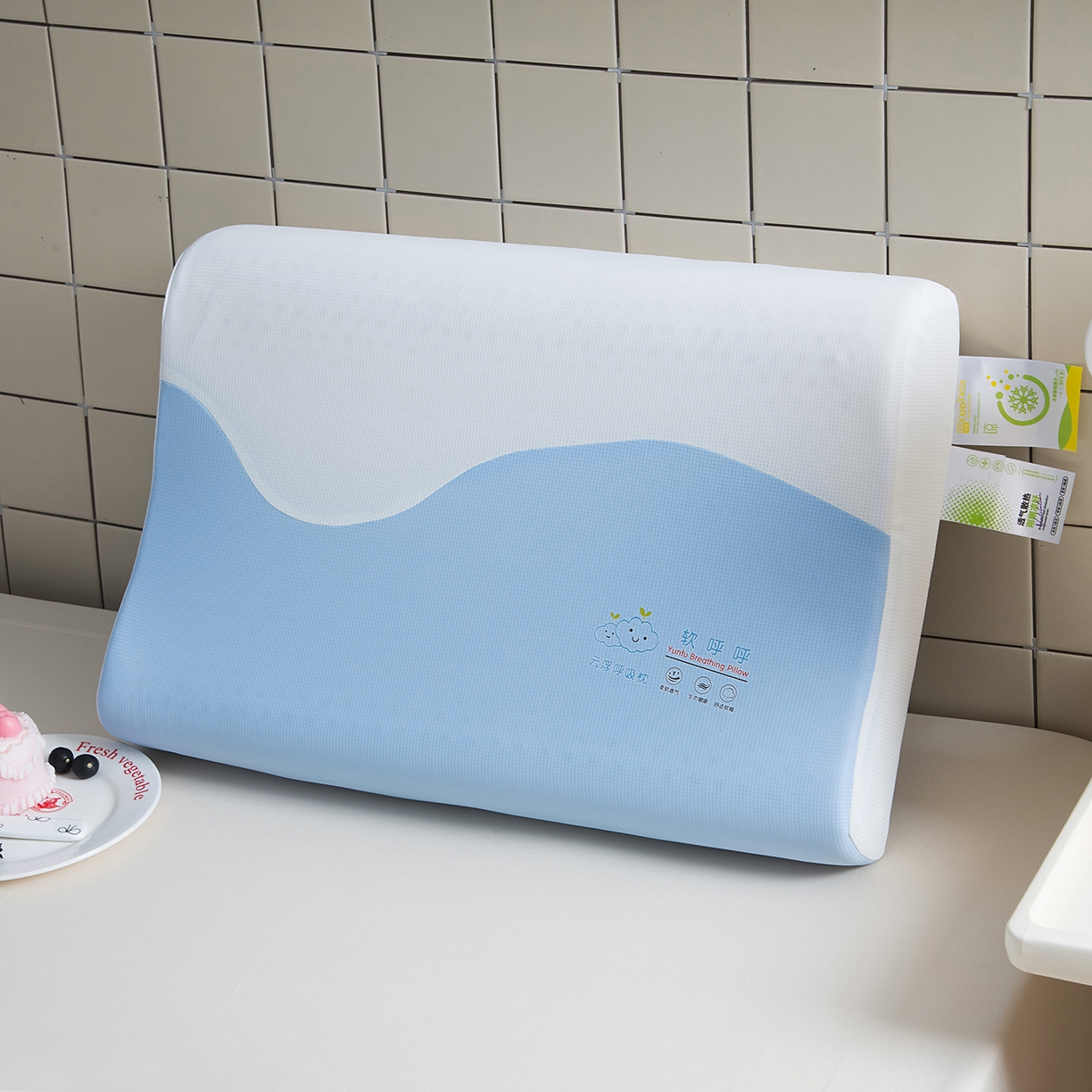 91家纺网 家纺一手货源 找家纺 （总）一粒麦子乳胶馆 2025新款天丝面料枕芯记忆棉枕芯