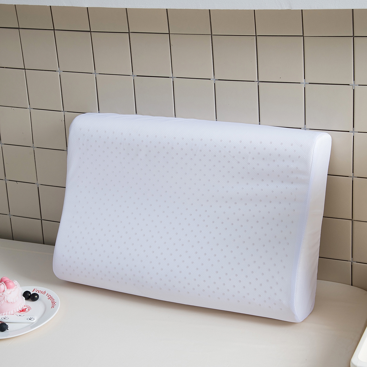 91家纺网 家纺一手货源 找家纺 （总）一粒麦子乳胶馆 2025新款天丝面料枕芯记忆棉枕芯