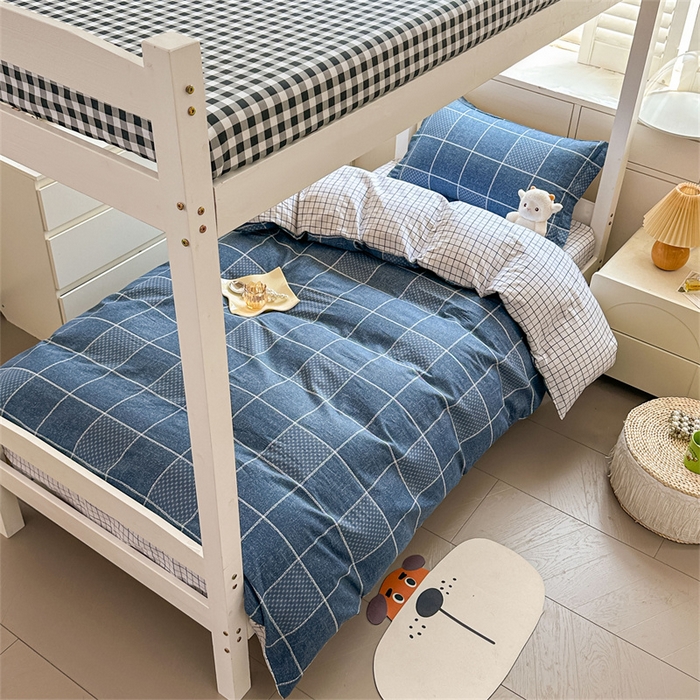 91家纺网 家纺一手货源 找家纺 西域种棉人·千百笠 2025新款全棉纯棉六件套大学生宿舍100%新疆棉花被子被褥一整套枕头床垫三件套 星空艾格