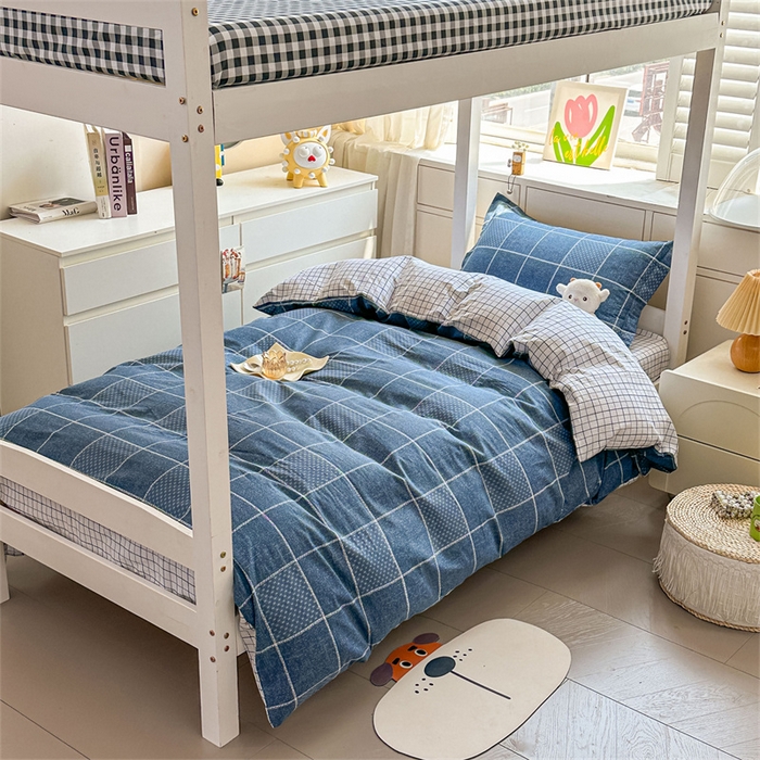 91家纺网 家纺一手货源 找家纺 西域种棉人·千百笠 2025新款全棉纯棉六件套大学生宿舍100%新疆棉花被子被褥一整套枕头床垫三件套 星空艾格