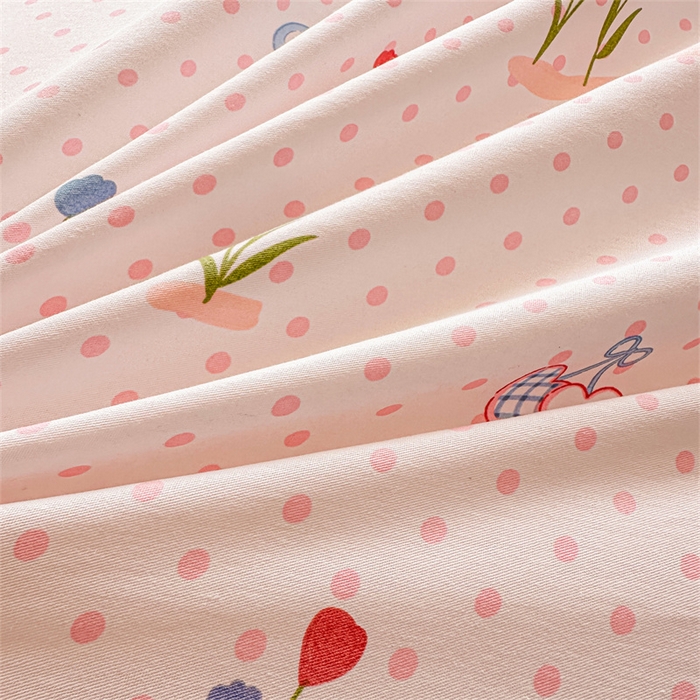 91家纺网 家纺一手货源 找家纺 西域种棉人·千百笠 2025新款全棉纯棉六件套大学生宿舍100%新疆棉花被子被褥一整套枕头床垫三件套 波点乐园-蜜粉