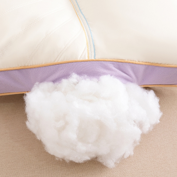 91家纺网 家纺一手货源 找家纺 蝶飞舞 2025年新款小奶蕉乳胶层枕头枕芯舒睡枕芯枕头 娇生惯养小奶蕉 小奶蕉-香蕉紫 48*74cm/1000g