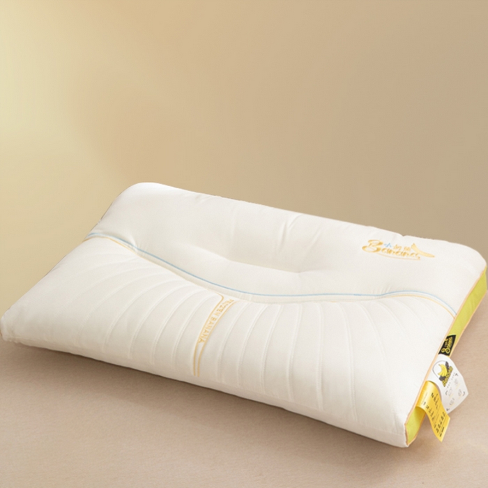 91家纺网 家纺一手货源 找家纺 蝶飞舞 2025年新款小奶蕉乳胶层枕头枕芯舒睡枕芯枕头 娇生惯养小奶蕉 小奶蕉-香芋黄 48*74cm/800g