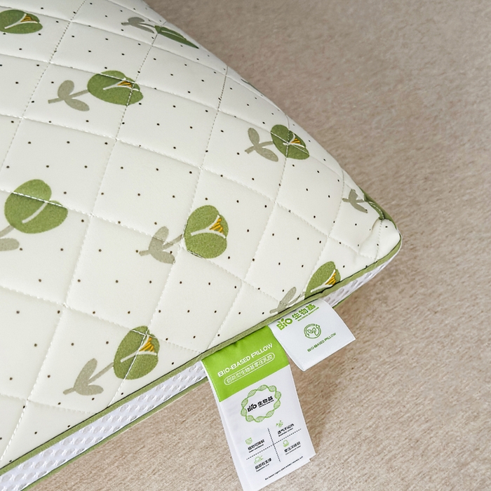 91家纺网 家纺一手货源 找家纺 蝶飞舞 2025新款小清新乳胶冰丝枕头枕芯清凉舒爽枕立体冰丝乳胶枕靓黄 果绿/900g 48*74cm