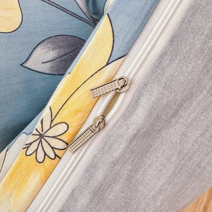 91家纺网 家纺一手货源 找家纺 小叮当家纺仓储工厂店 （爆款花型 长期款 不断货）2025年新款小清新印花条纹卡通花卉纯棉全棉单品系列--单被套 国色添香