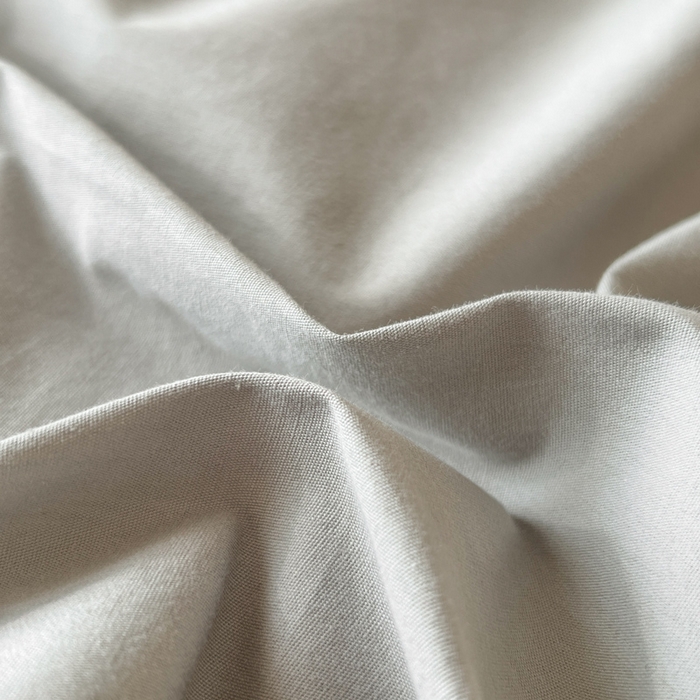 91家纺网 家纺一手货源 找家纺 暖芯优选 2025新款40S13376纯色全棉水洗棉单品系列床笠单件-单床笠 浅灰