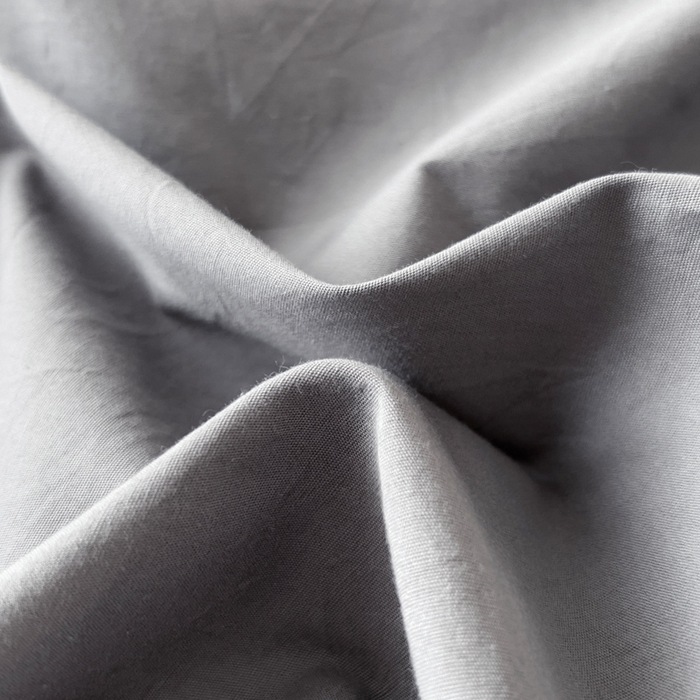 91家纺网 家纺一手货源 找家纺 暖芯优选 2025新款40S13376纯色全棉水洗棉单品系列床笠单件-单床笠 深灰