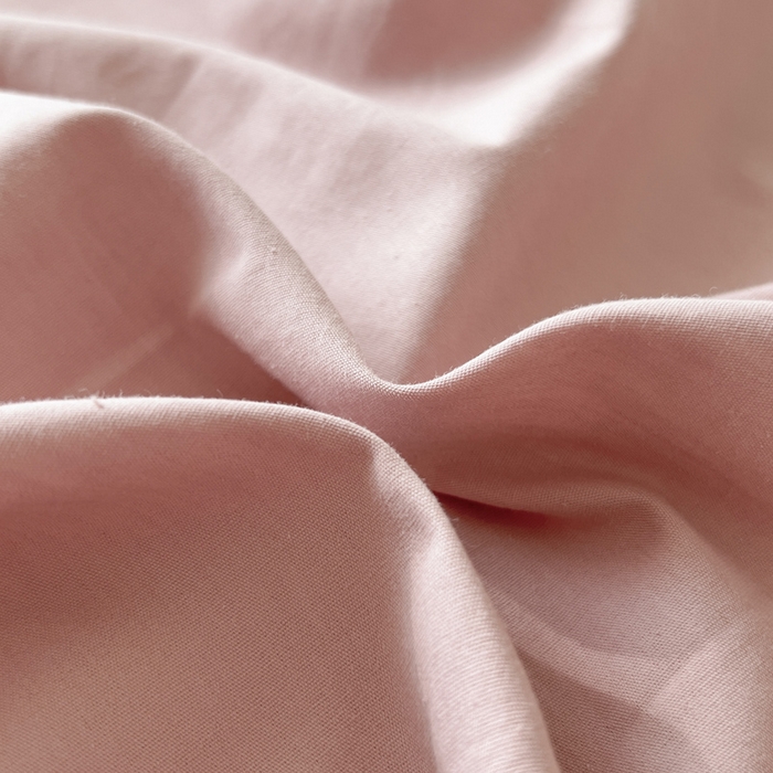91家纺网 家纺一手货源 找家纺 暖芯优选 2025新款40S13376纯色全棉水洗棉单品系列床笠单件-单床笠 豆沙