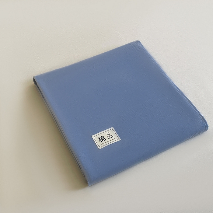 91家纺网 家纺一手货源 找家纺 暖芯优选 2025新款40S13376纯色全棉水洗棉单品系列床单单件-单床单 深蓝