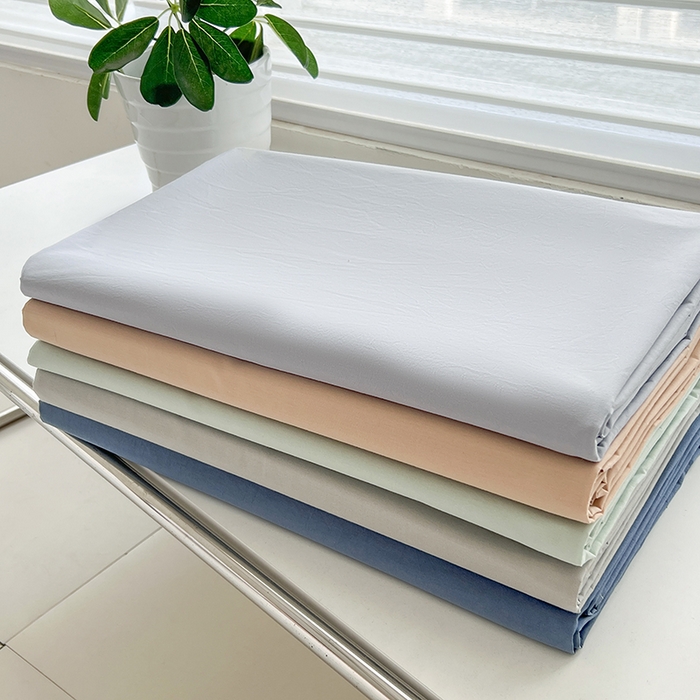 91家纺网 家纺一手货源 找家纺 （总）暖芯优选 2025新款40S13376纯色全棉水洗棉单品系列床单单件-单床单