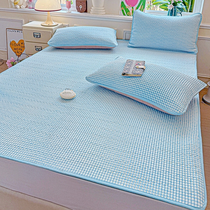 91家纺网 家纺一手货源 找家纺 （总）恒尚居 2025新款云感床褥垫双层皱皱纱学生软床垫床护垫-四季款-系列二