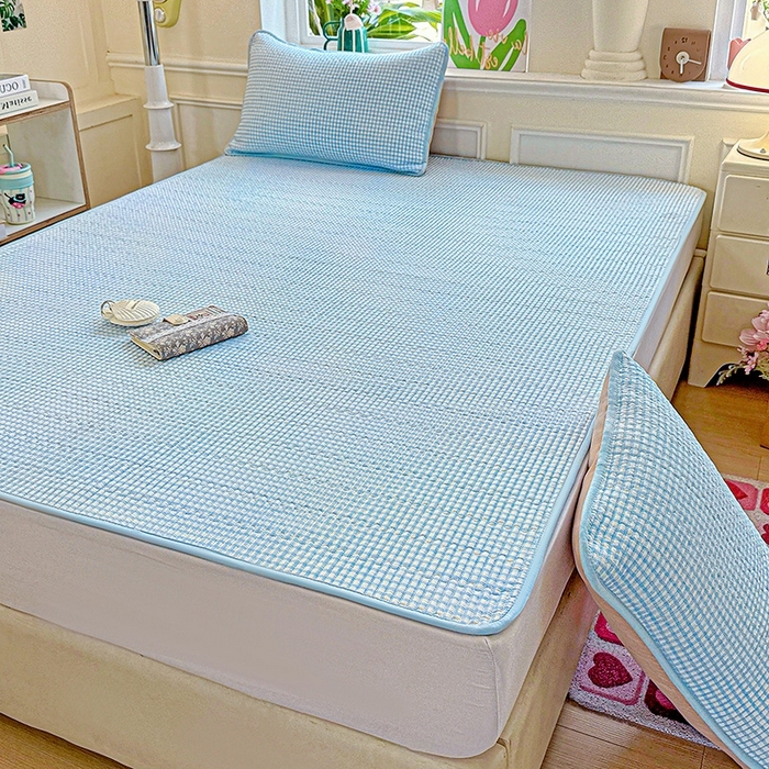 91家纺网 家纺一手货源 找家纺 （总）恒尚居 2025新款云感床褥垫双层皱皱纱学生软床垫床护垫-四季款-系列二