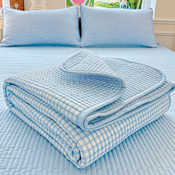 91家纺网 家纺一手货源 找家纺 （总）恒尚居 2025新款云感床褥垫双层皱皱纱学生软床垫床护垫-四季款-系列二