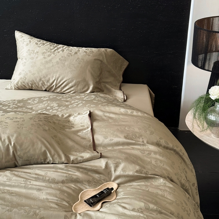 91家纺网 家纺一手货源 找家纺 鹿班家居2025新款秋冬款100S长绒棉提花系列——花畔呢喃（标准会员-20元） 绿色