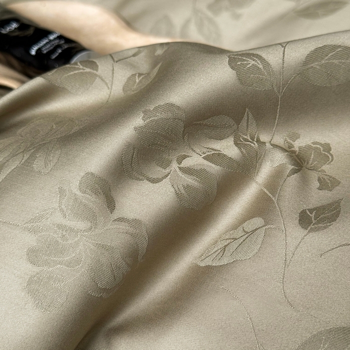 91家纺网 家纺一手货源 找家纺 鹿班家居2025新款秋冬款100S长绒棉提花系列——花畔呢喃（标准会员-20元） 绿色