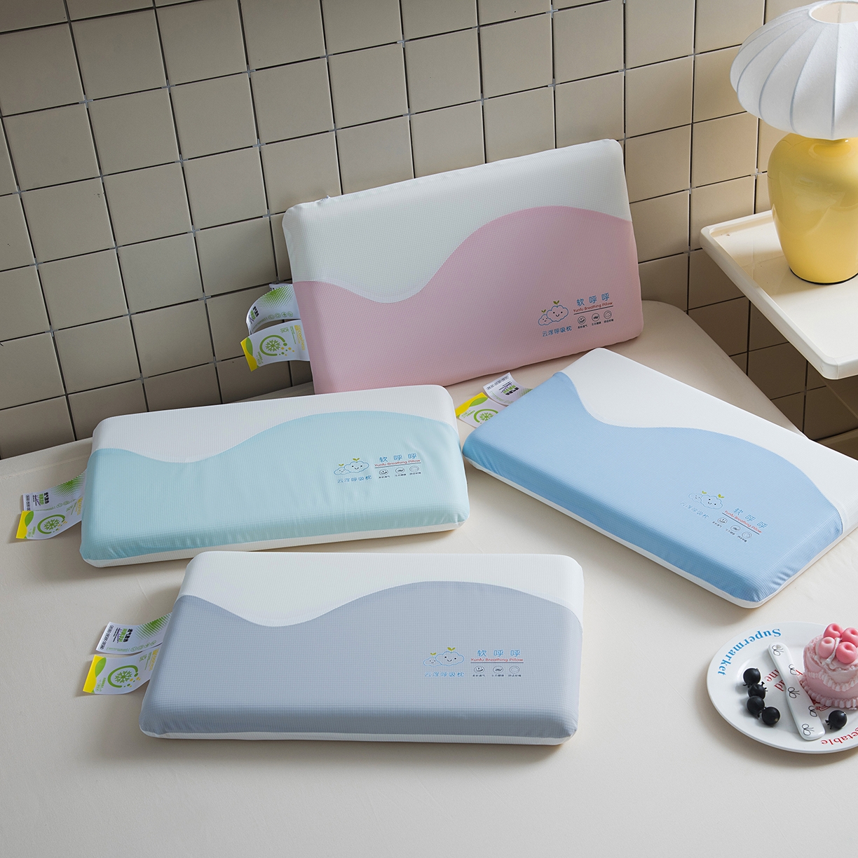 91家纺网 家纺一手货源 找家纺 （总）一粒麦子乳胶馆 2025新款记忆枕头枕芯记忆棉枕芯30*50*5*5尺寸