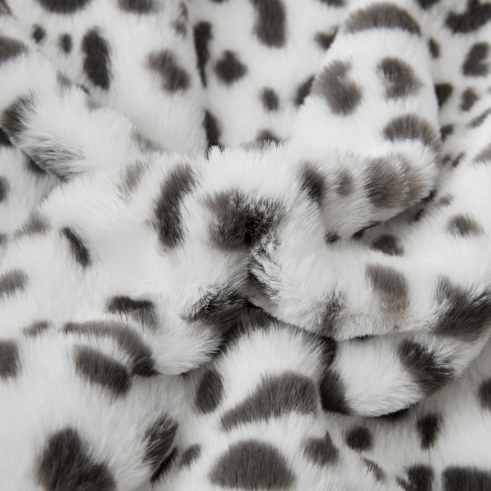 91家纺网 家纺一手货源 找家纺 库里梦家纺 2025新款跨境专供兔毛豹纹毛毯盖毯毯子 豹纹毛毯米色