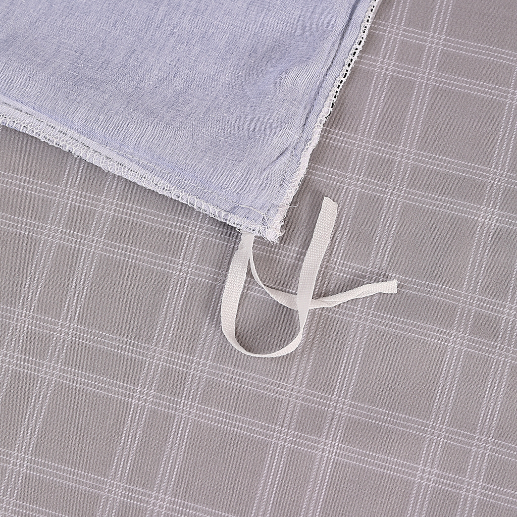 91家纺网 家纺一手货源 找家纺 合纵2025新款40支纯棉印花四件套 里斯本-蓝