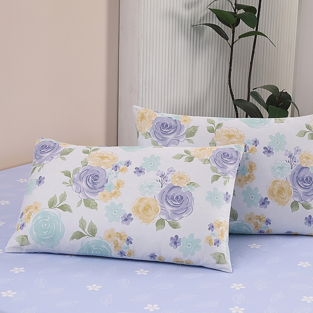 91家纺网 家纺一手货源 找家纺 合纵2025新款40支纯棉印花四件套 琉璃晚香