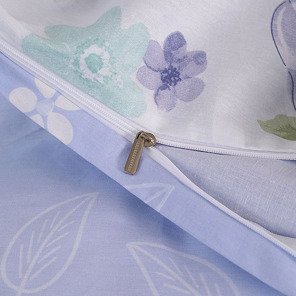 91家纺网 家纺一手货源 找家纺 合纵2025新款40支纯棉印花四件套 琉璃晚香