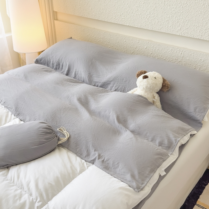 91家纺网 家纺一手货源 找家纺 老K2025年纯色酒店隔脏睡袋单人床双人床酒店睡袋 星空灰