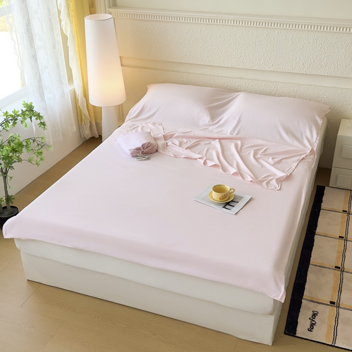 91家纺网 家纺一手货源 找家纺 老K2025年纯色酒店隔脏睡袋单人床双人床酒店睡袋 樱花粉