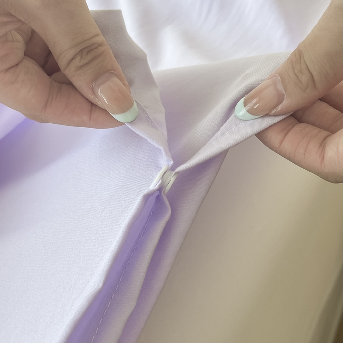 91家纺网 家纺一手货源 找家纺 老K2025年纯色酒店隔脏睡袋单人床双人床酒店睡袋 优雅紫