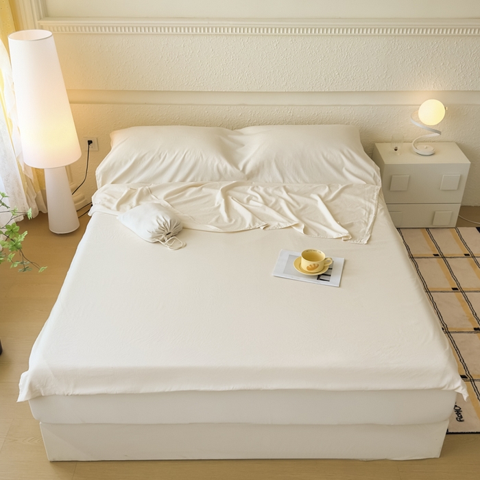 91家纺网 家纺一手货源 找家纺 老K2025年纯色酒店隔脏睡袋单人床双人床酒店睡袋 芝士米