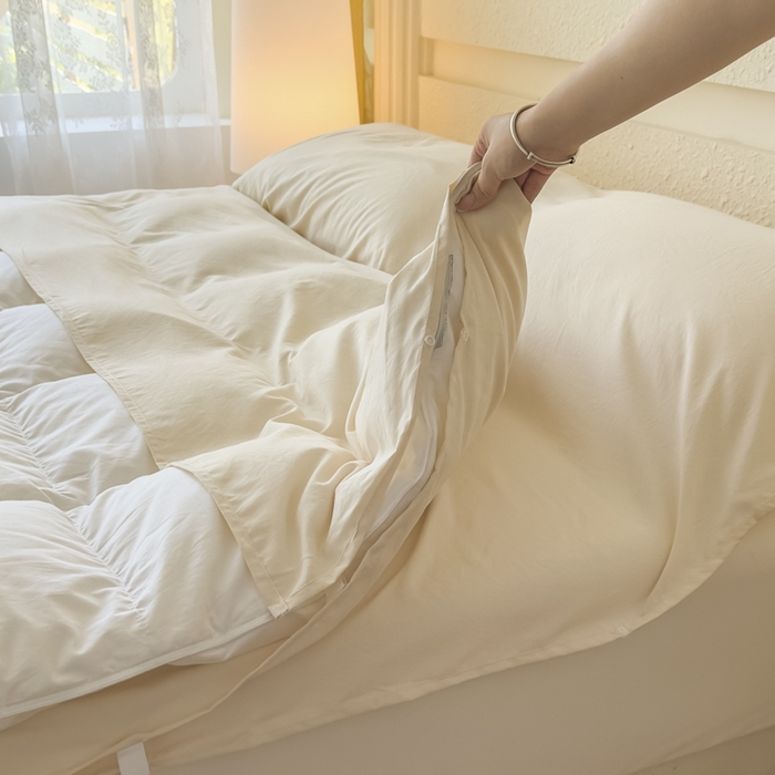 91家纺网 家纺一手货源 找家纺 老K2025年纯色酒店隔脏睡袋单人床双人床酒店睡袋 芝士米