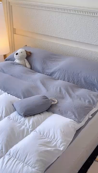 91家纺网 家纺一手货源 找家纺 老K2025年纯色酒店隔脏睡袋单人床双人床酒店睡袋 优雅紫