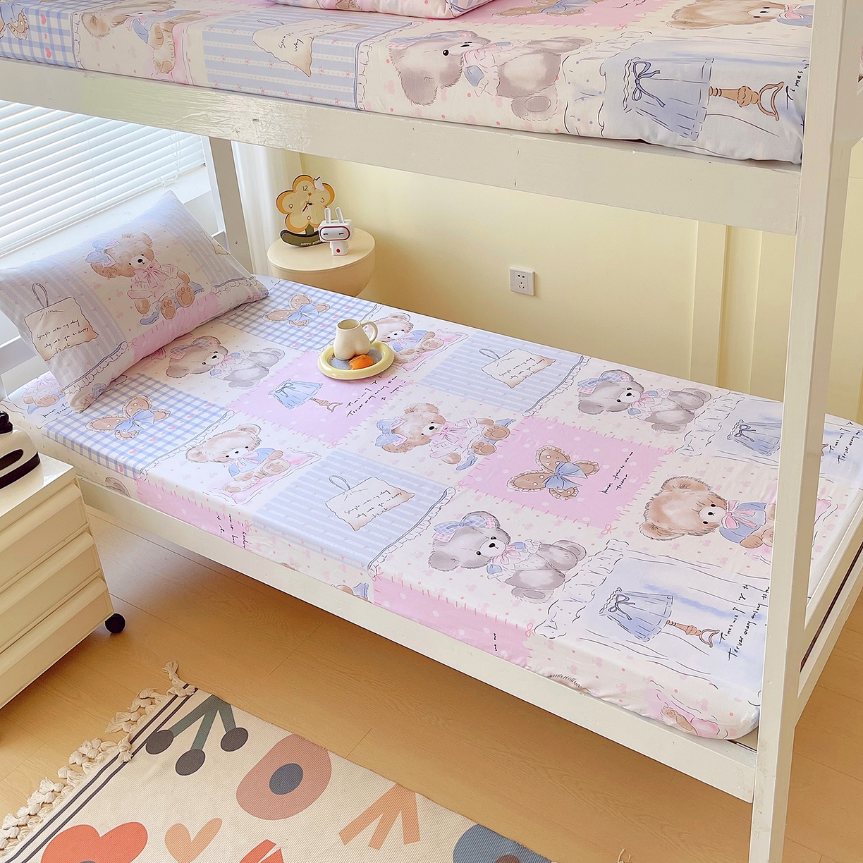 91家纺网 家纺一手货源 找家纺 金鑫汇家纺 2025新款全棉学生宿舍单品床笠系列 传奇哪吒-红