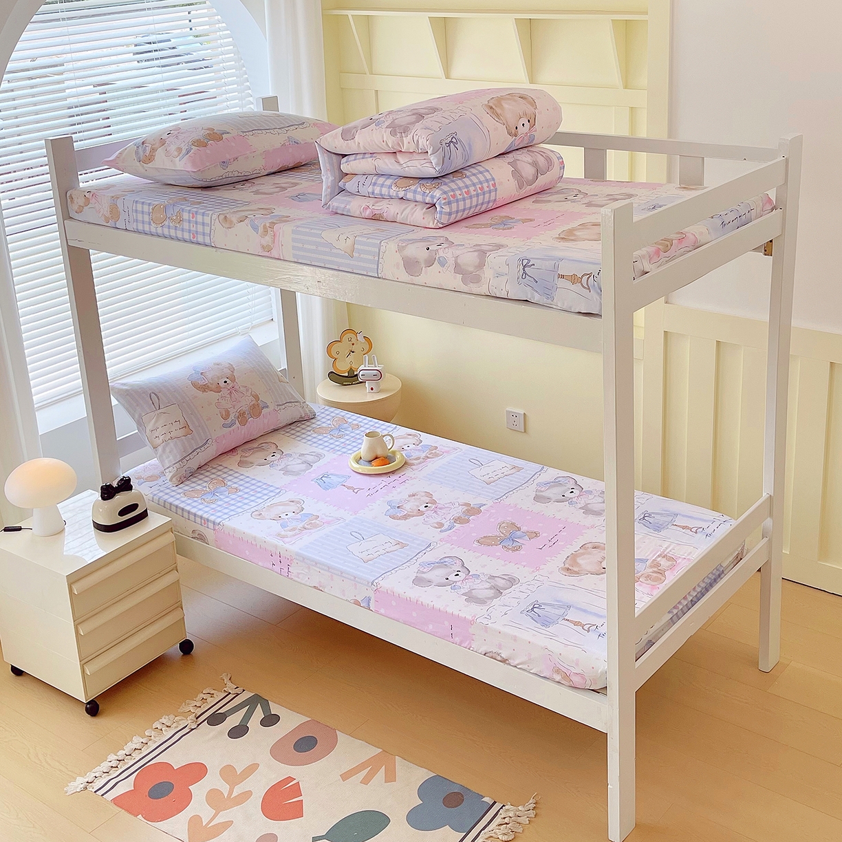 91家纺网 家纺一手货源 找家纺 金鑫汇家纺 2025新款全棉学生宿舍单品床笠系列 传奇哪吒-红