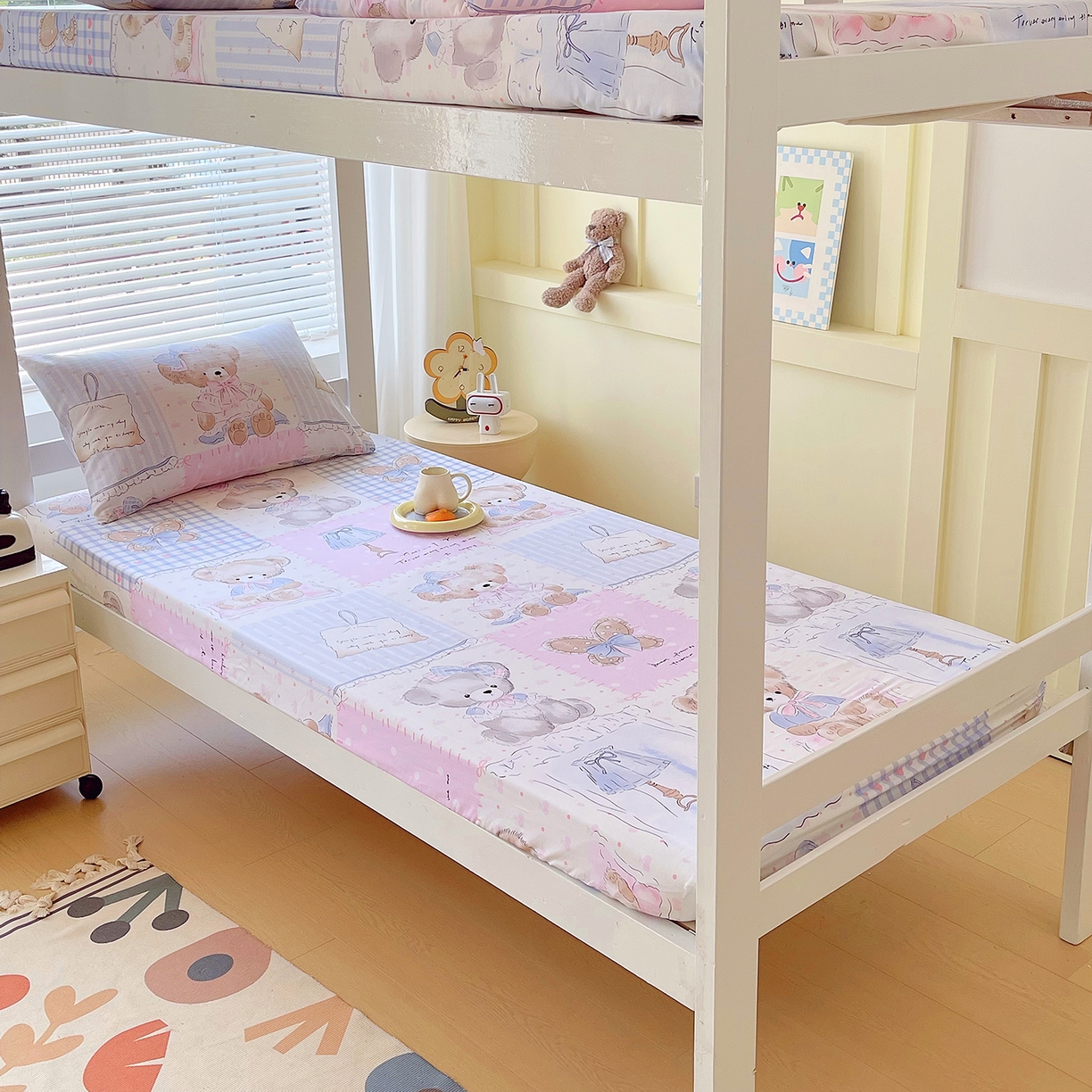 91家纺网 家纺一手货源 找家纺 金鑫汇家纺 2025新款全棉学生宿舍单品床笠系列 传奇哪吒-红