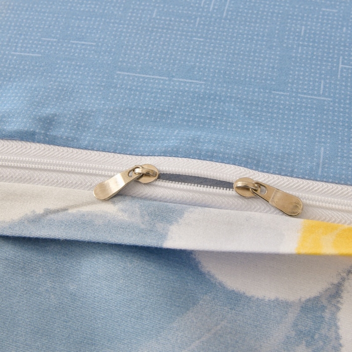 91家纺网 家纺一手货源 找家纺 宇彬家纺 2026直播新款13070全棉纯棉印花床单床笠款四件套和单被套喷气清新简约（缩水足可定做） 向阳花开