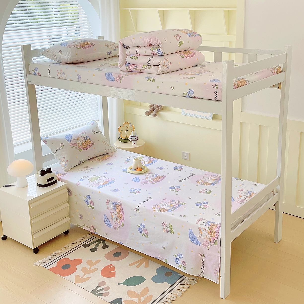 91家纺网 家纺一手货源 找家纺 金鑫汇家纺 2025新款全棉学生宿舍单品床单系列 传奇哪吒-棕