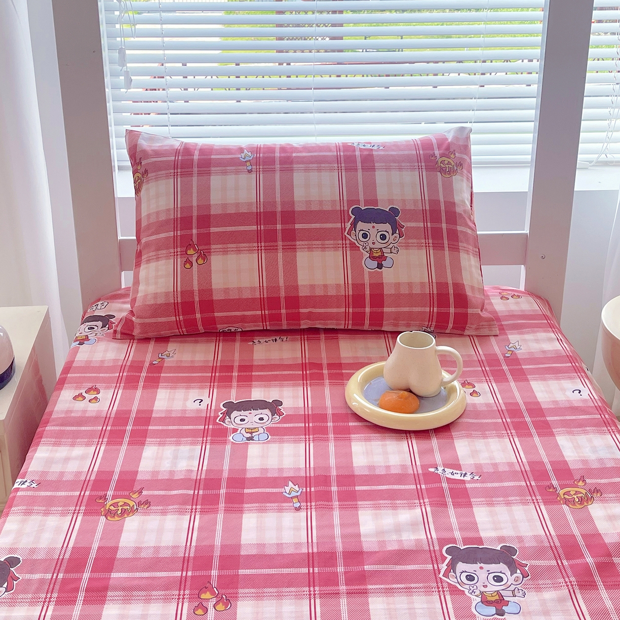 91家纺网 家纺一手货源 找家纺 （总）金鑫汇家纺 2025新款全棉学生宿舍单品床单系列