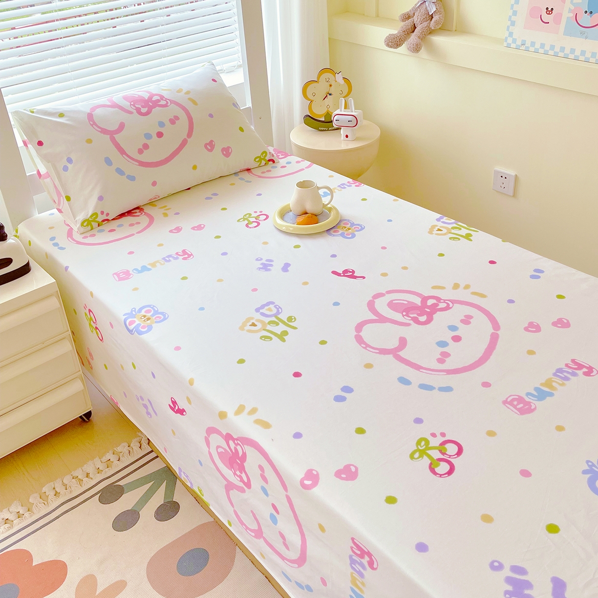 91家纺网 家纺一手货源 找家纺 金鑫汇家纺 2025新款全棉学生宿舍单品床单系列 传奇哪吒-棕