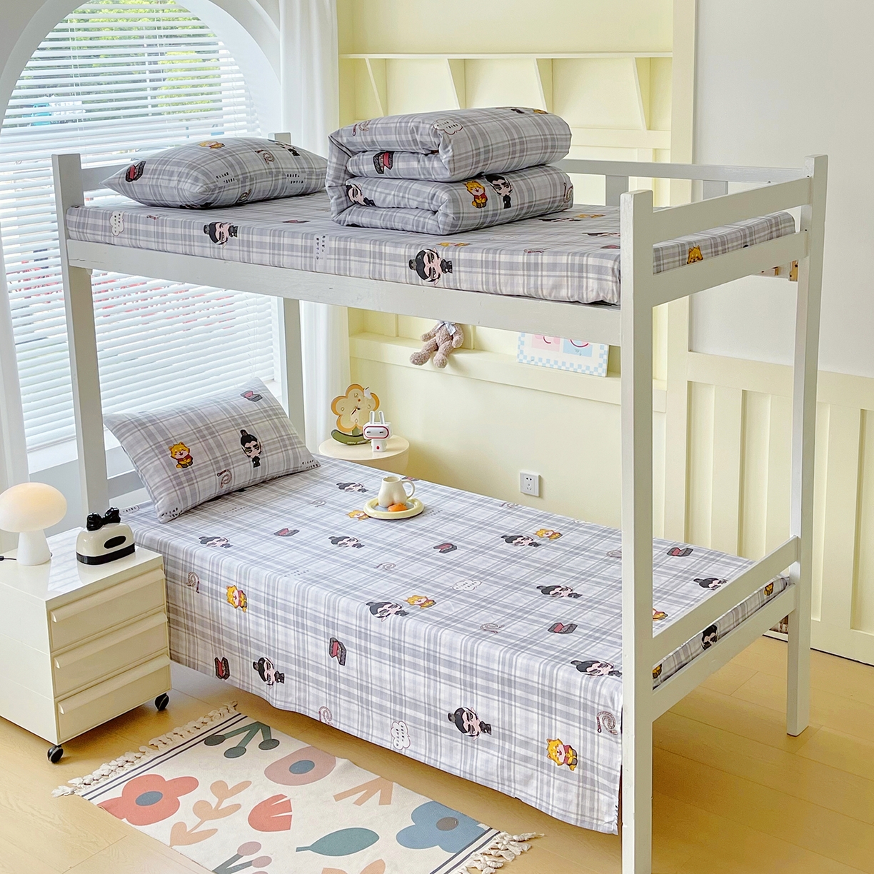 91家纺网 家纺一手货源 找家纺 金鑫汇家纺 2025新款全棉学生宿舍单品床单系列 传奇哪吒-红