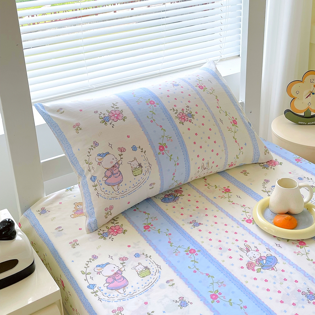 91家纺网 家纺一手货源 找家纺 金鑫汇家纺 2025新款全棉学生宿舍单品床单系列 谦逊敖丙