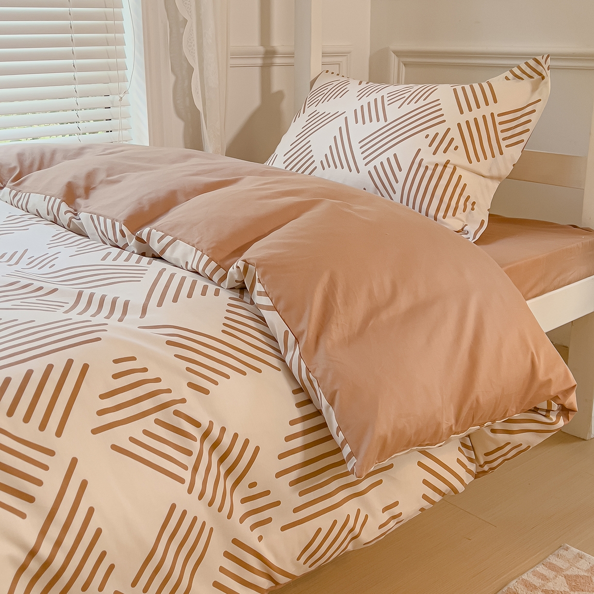 91家纺网 家纺一手货源 找家纺 金鑫汇家纺 2025新款全棉学生宿舍三件套四件套系列 可爱熊猫