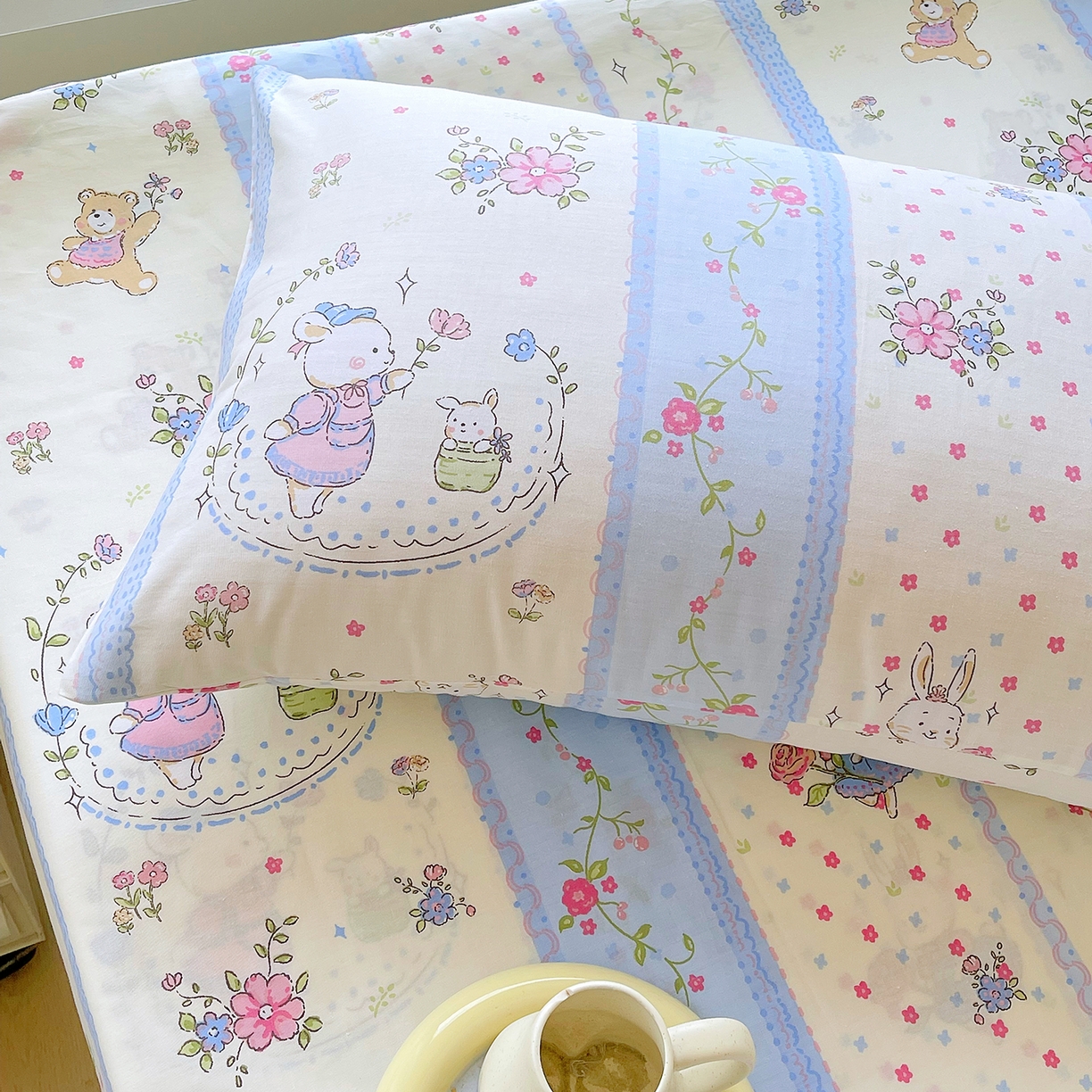 91家纺网 家纺一手货源 找家纺 金鑫汇家纺 2025新款全棉学生宿舍三件套四件套系列 梦蝶