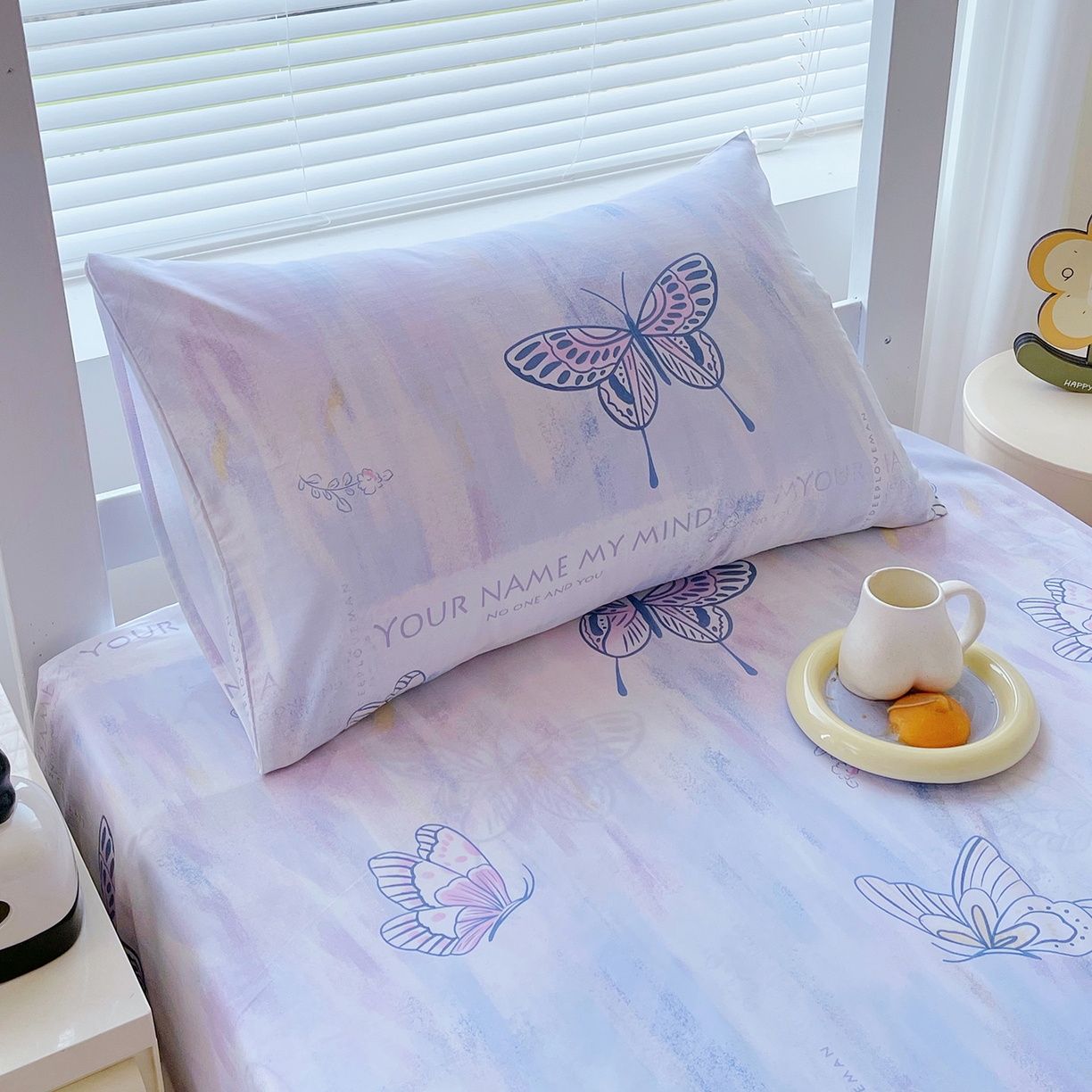 91家纺网 家纺一手货源 找家纺 金鑫汇家纺 2025新款全棉学生宿舍三件套四件套系列 喵喵日记