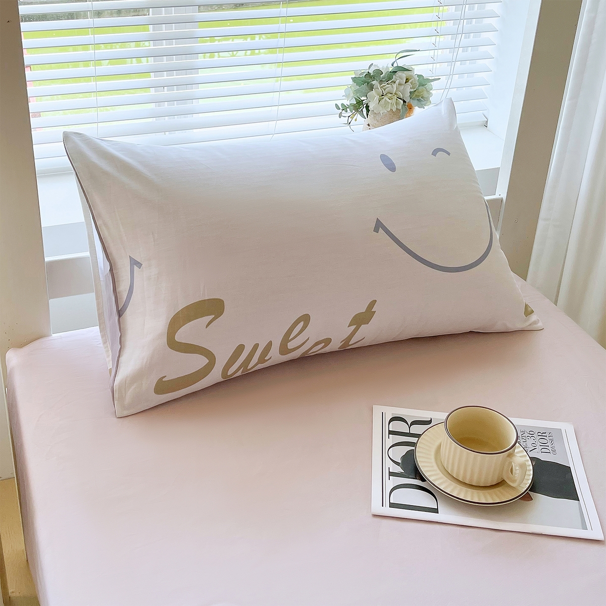 91家纺网 家纺一手货源 找家纺 金鑫汇家纺 2025新款全棉学生宿舍三件套四件套系列 谦逊敖丙