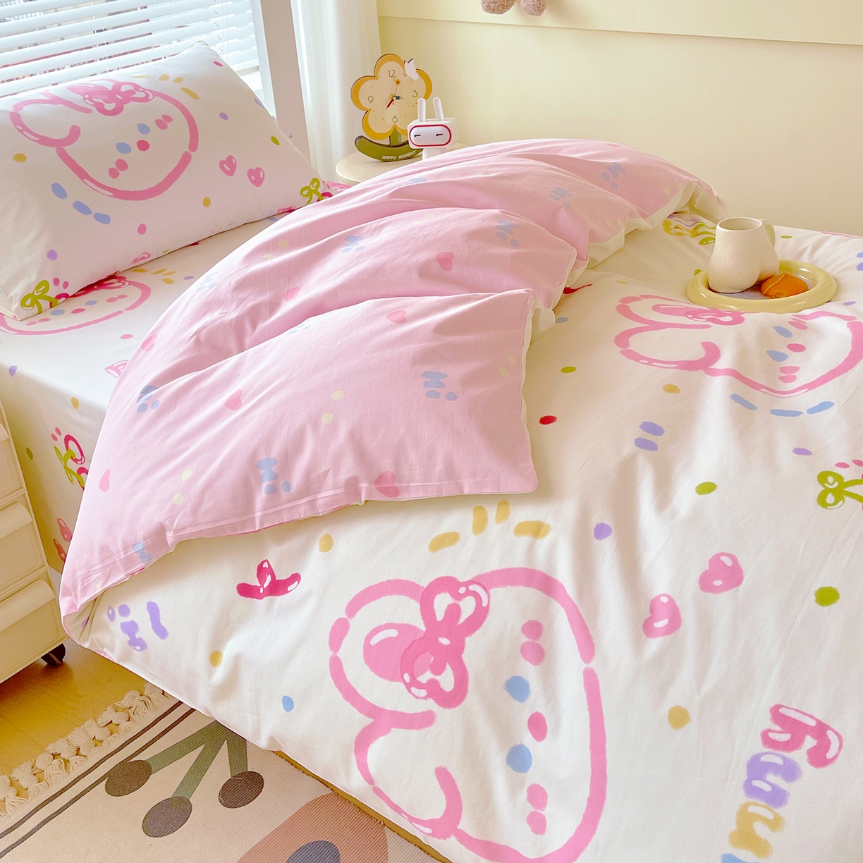 91家纺网 家纺一手货源 找家纺 金鑫汇家纺 2025新款全棉学生宿舍三件套四件套系列 无畏申公豹-咖