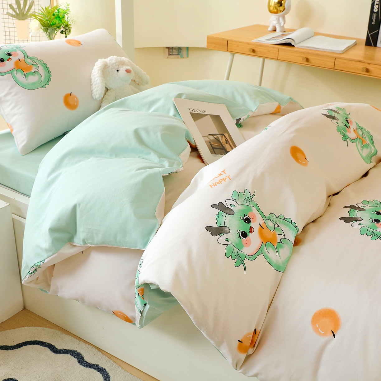 91家纺网 家纺一手货源 找家纺 金鑫汇家纺 2025新款全棉学生宿舍三件套四件套系列 星际穿越