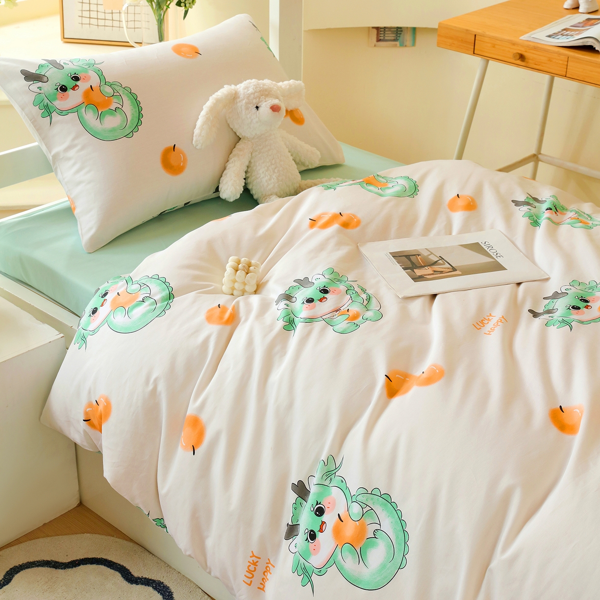 91家纺网 家纺一手货源 找家纺 金鑫汇家纺 2025新款全棉学生宿舍三件套四件套系列 星际穿越